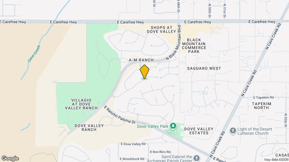 4553 E Coyote Wash Dr Map and Location Details