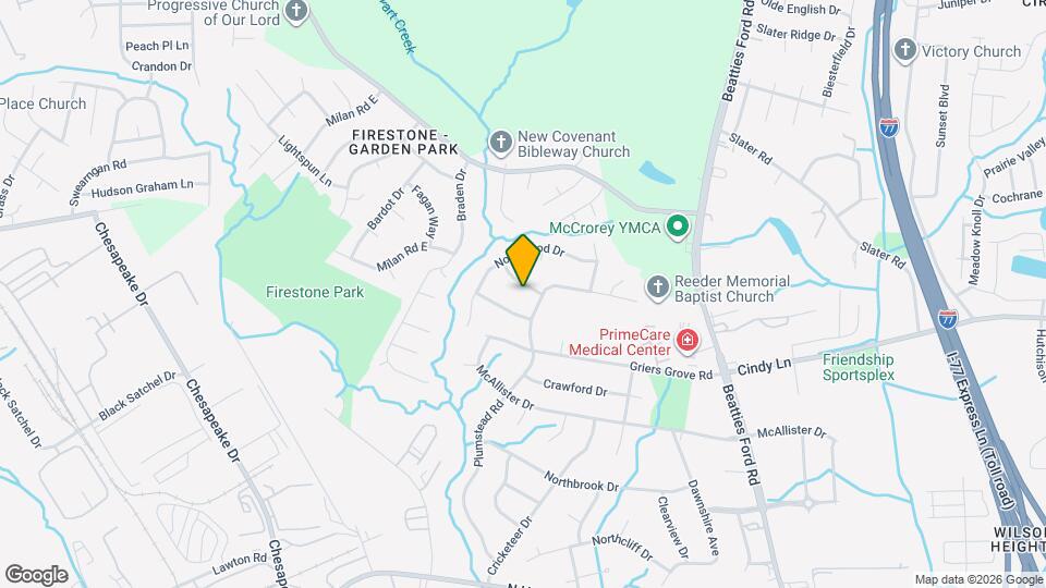 1424 Standish Pl Map and Location Details