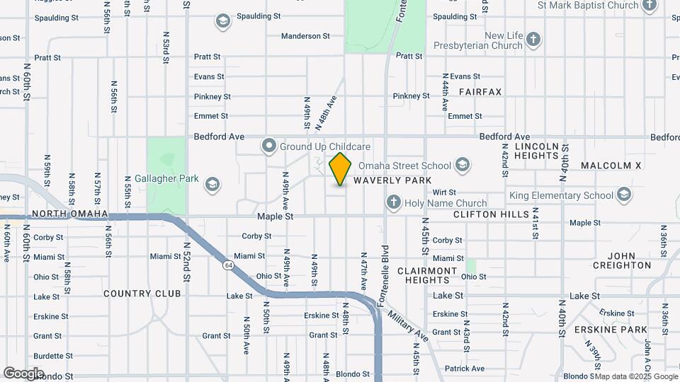 4808 Binney St Map and Location Details