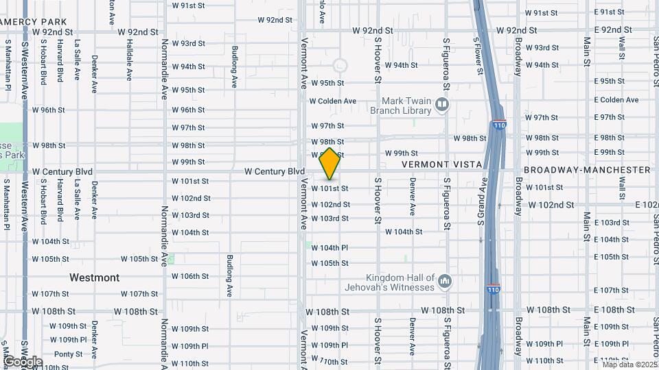 817 W 101st St Map and Location Details