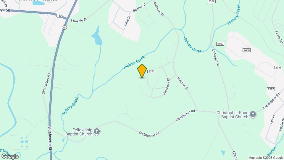 2116 Greenoak Dr Map and Location Details