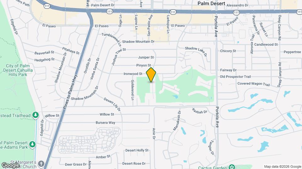 46165 Burroweed Ln Map and Location Details