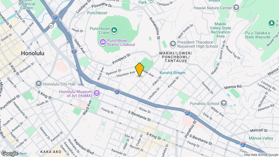 1540 Pensacola St Map and Location Details