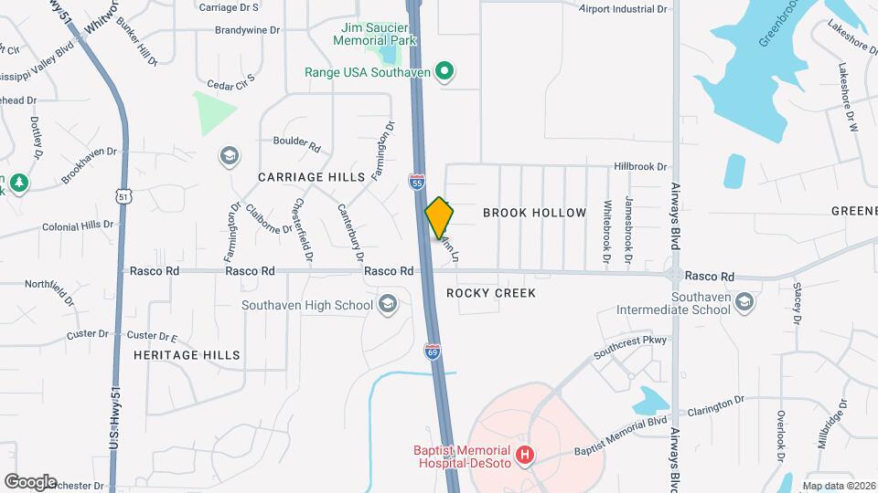 8061 Martha Ann Ln, Unit A Map and Location Details