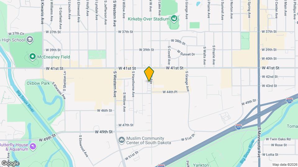 3509 S West Ave Map and Location Details