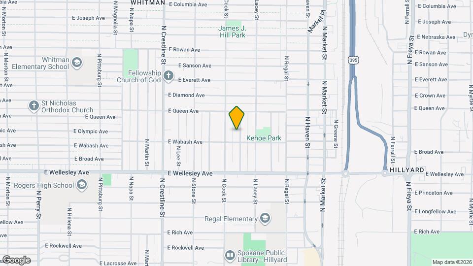 4917 N Smith St Map and Location Details