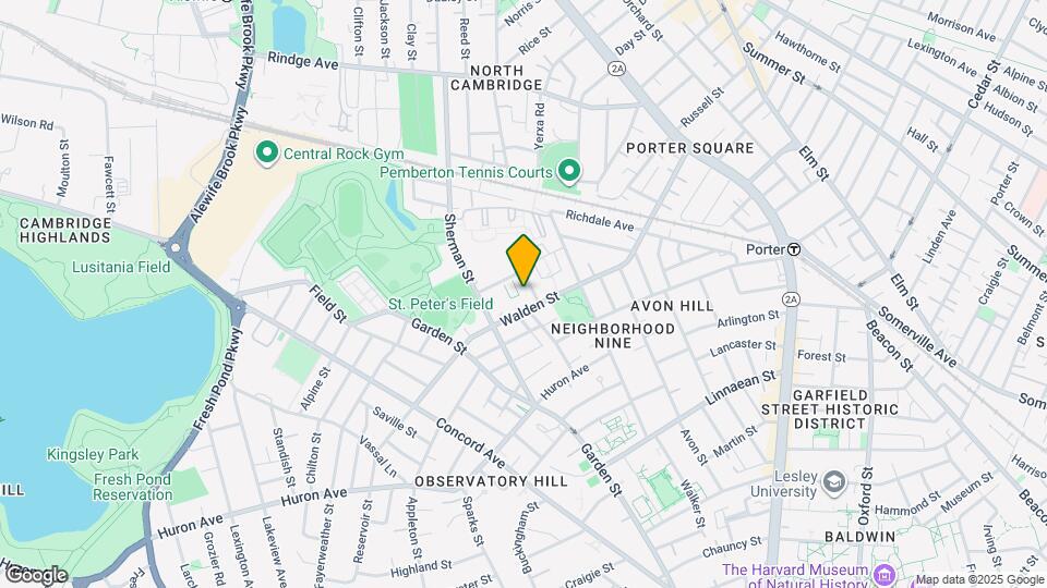 205 Walden St Map and Location Details