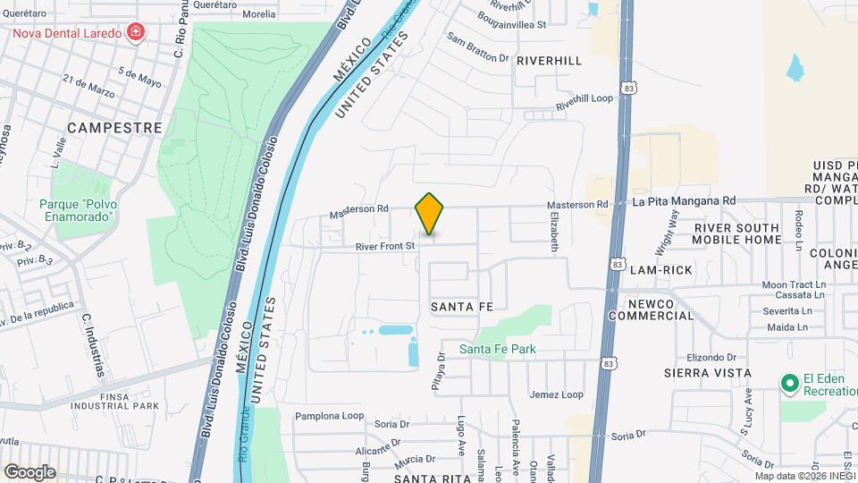 4502 Llano Rd Map and Location Details