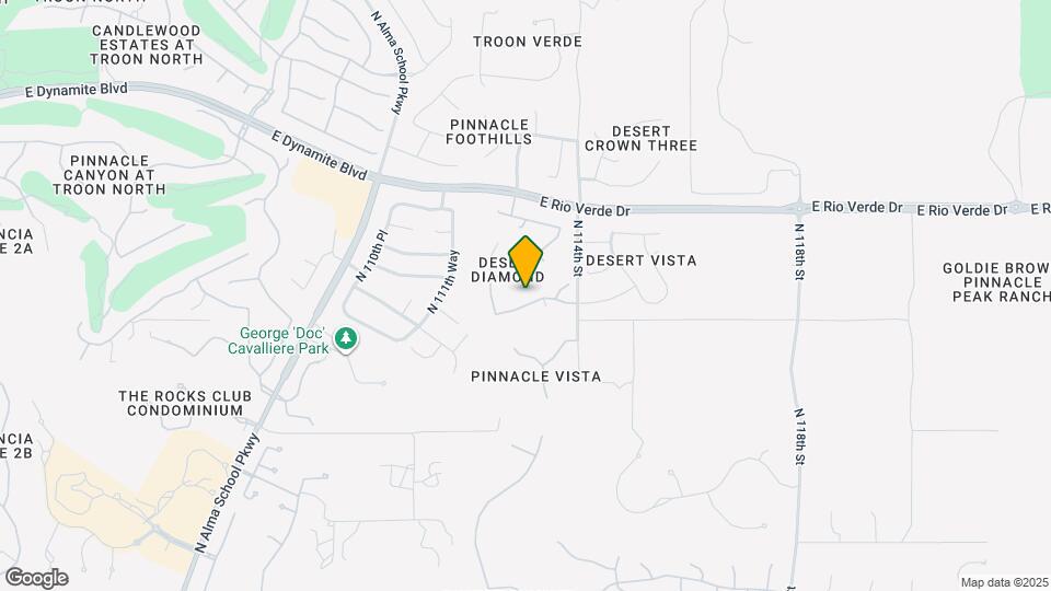 11290 E Whitethorn Dr Map and Location Details