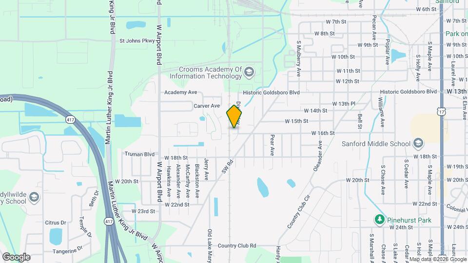 2150 Harrison St Map and Location Details