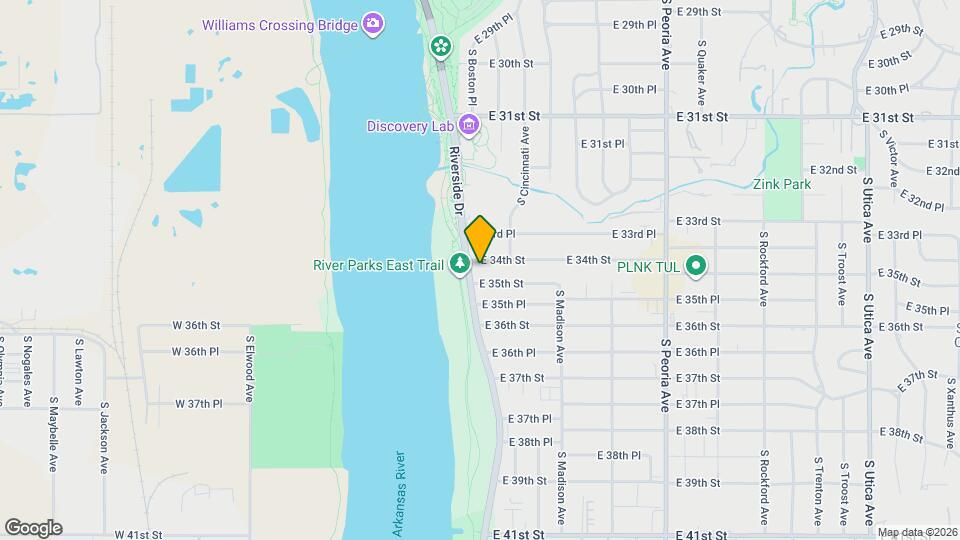 3409 Riverside Dr Map and Location Details