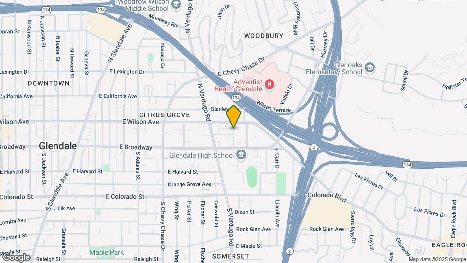 134 Lukens Pl, Unit Unit A Map and Location Details