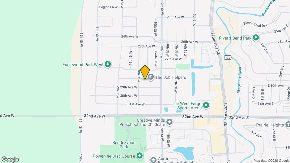 951 Eaglewood Ave Map and Location Details