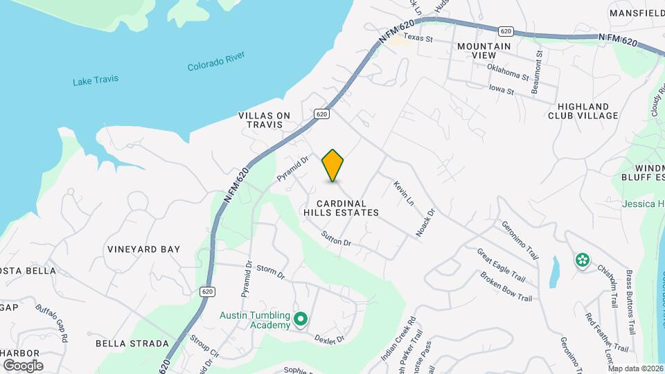 15401 Lariat Trail Map and Location Details