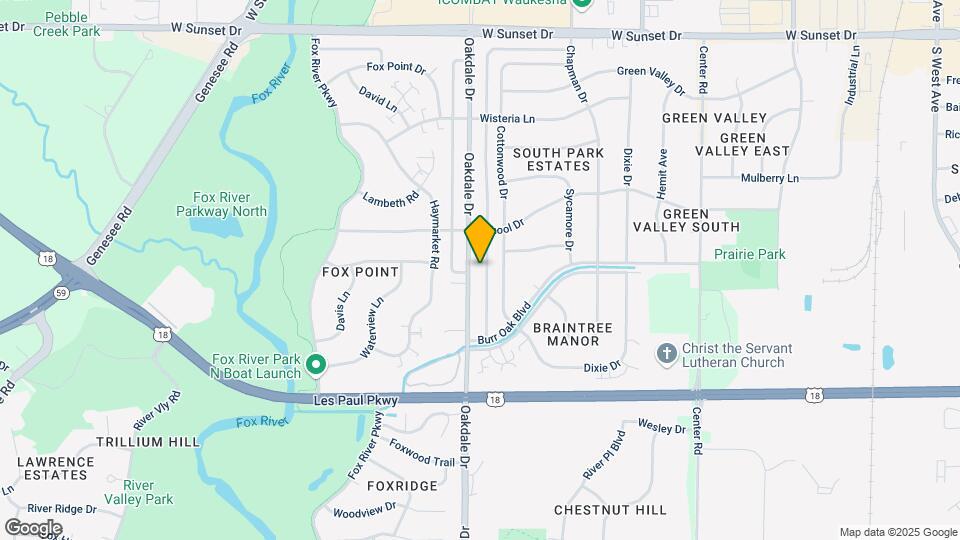 1817 Oakdale Dr Map and Location Details