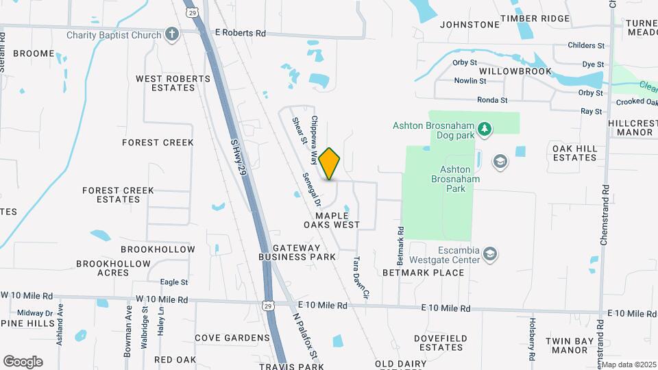 11086 Chippewa Way Map and Location Details