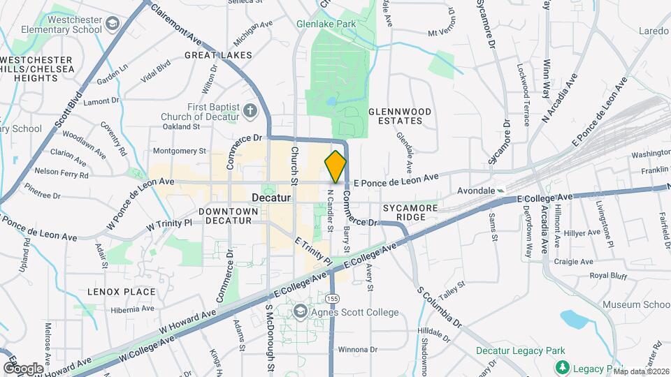 305 E Ponce de Leon Ave Map and Location Details