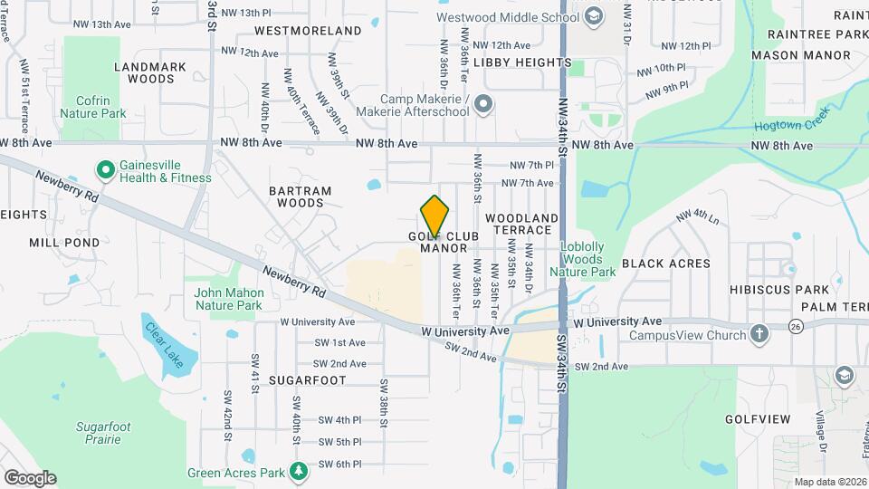 508 NW 36th Dr Map and Location Details
