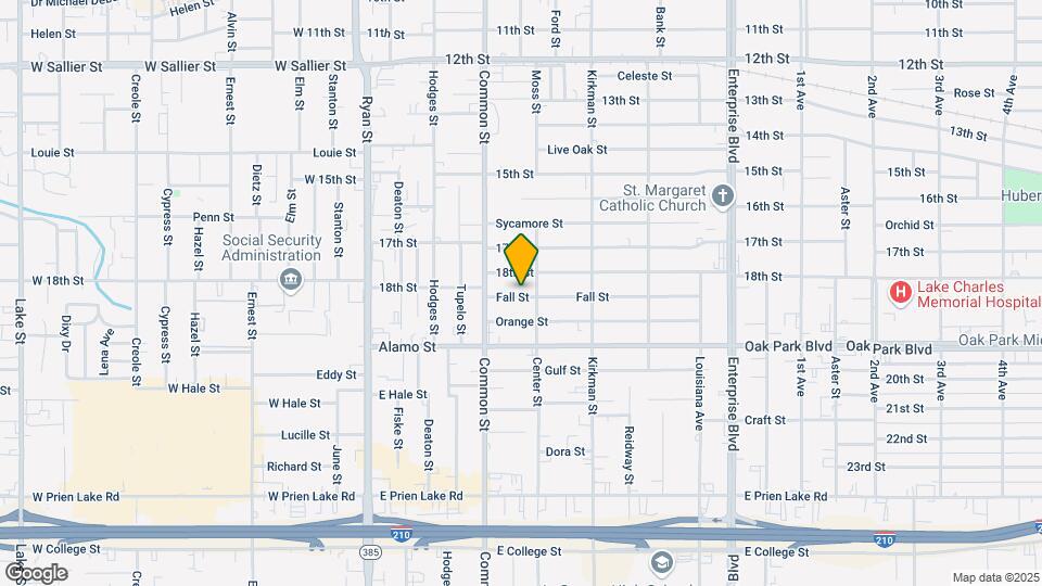 627 Fall St Map and Location Details