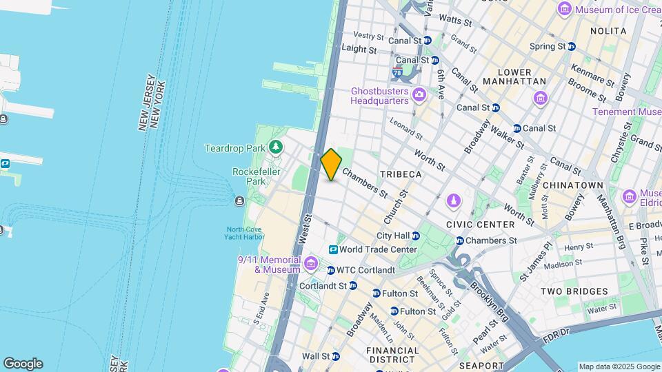 89 Murray Street, Unit APT 12C Map and Location Details