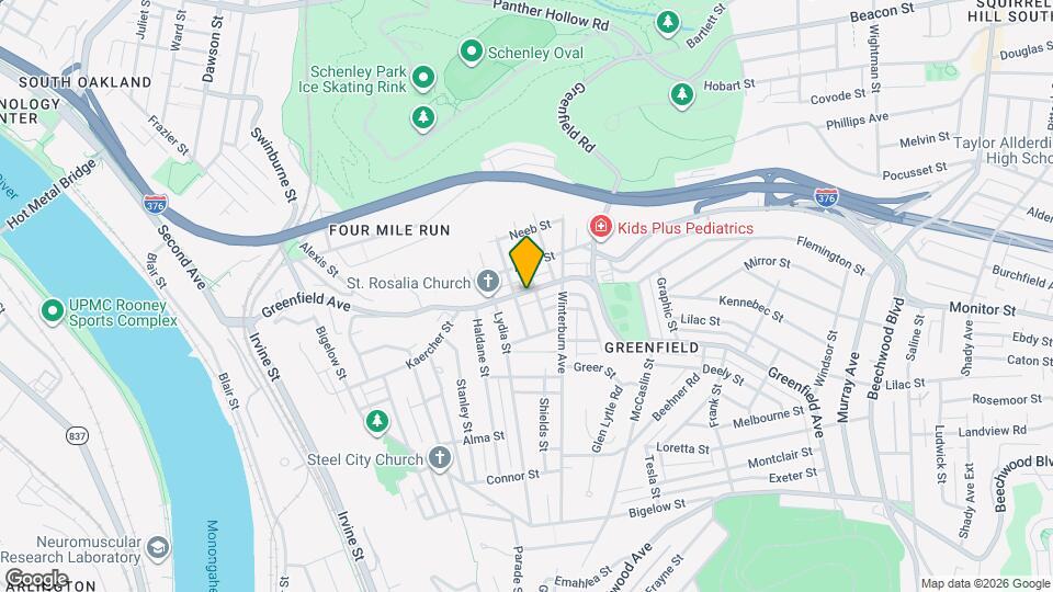 530 Greenfield Ave, Unit Second Floor Unit Mapa y Detalles de la Ubicación