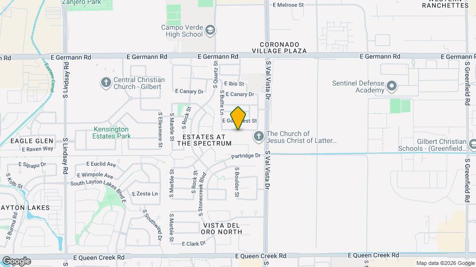 1477 E Hummingbird Way Map and Location Details