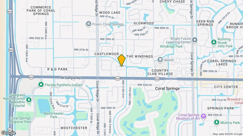 11425 NW 35th St Map and Location Details