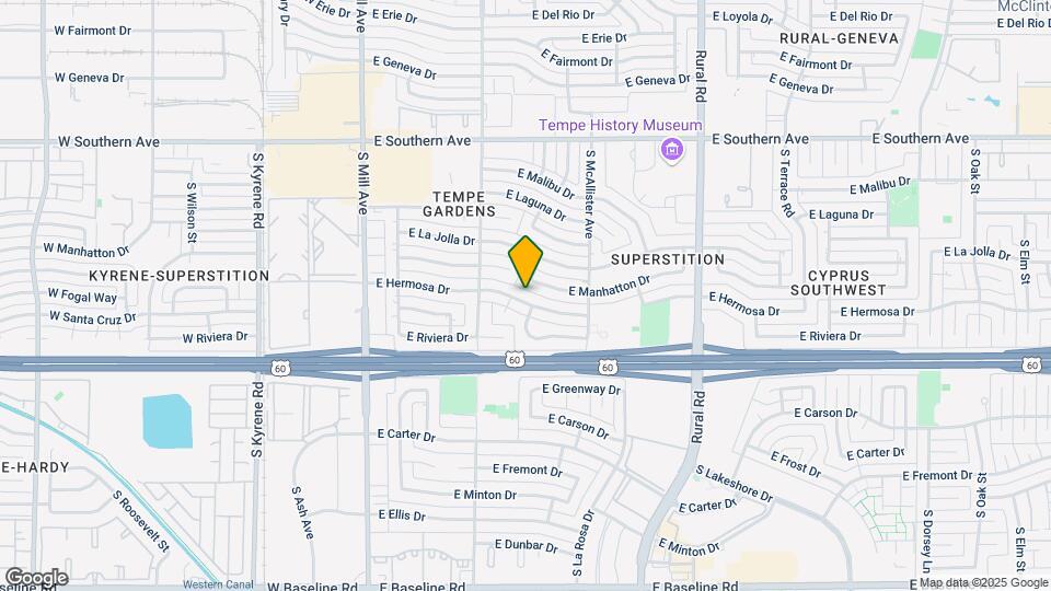 420 E Hermosa Dr Map and Location Details