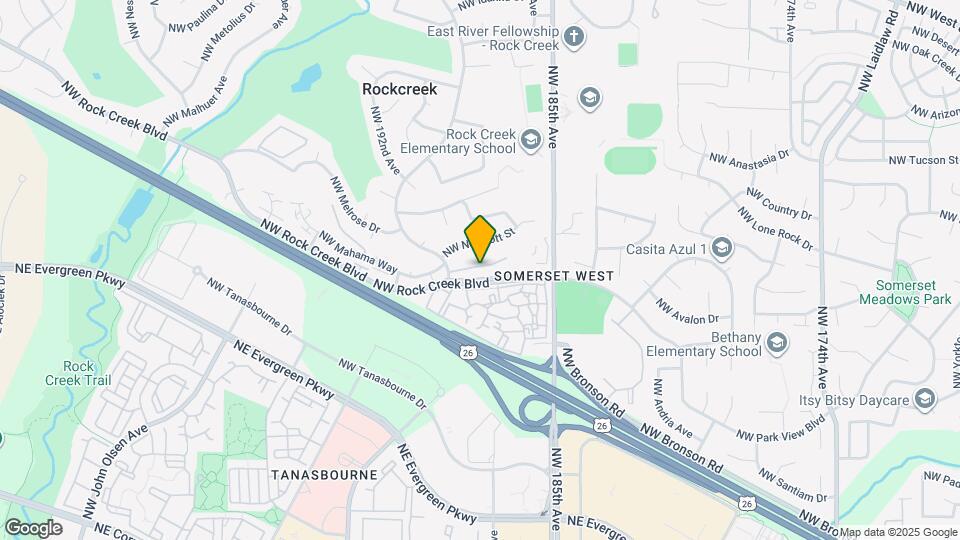 18830 NW Shadow Ln Map and Location Details