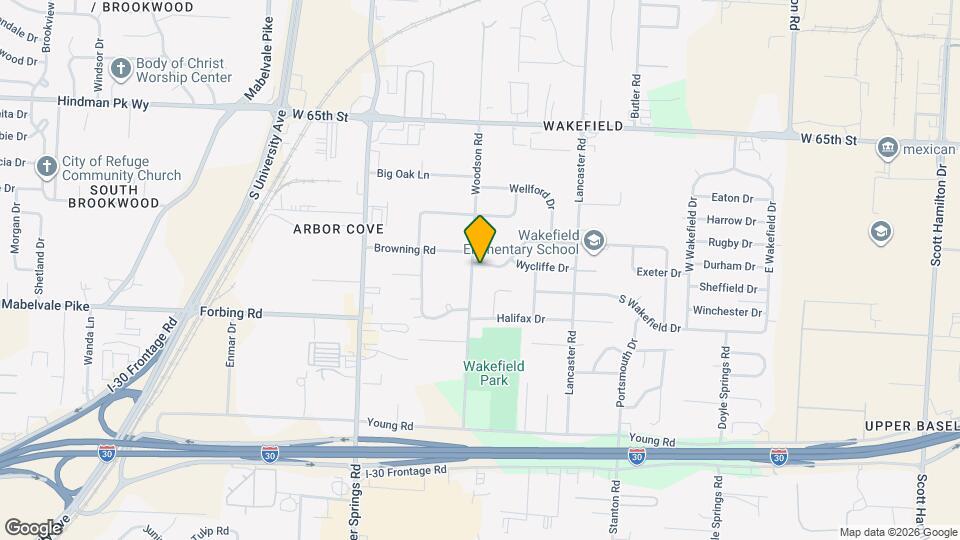 5509 Westminister Dr Map and Location Details