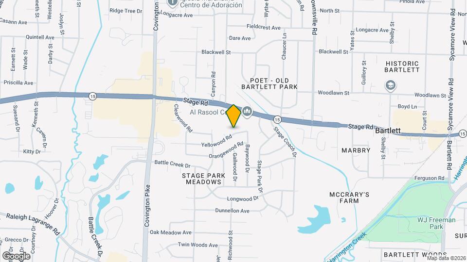 5280 Yellowood Rd Map and Location Details