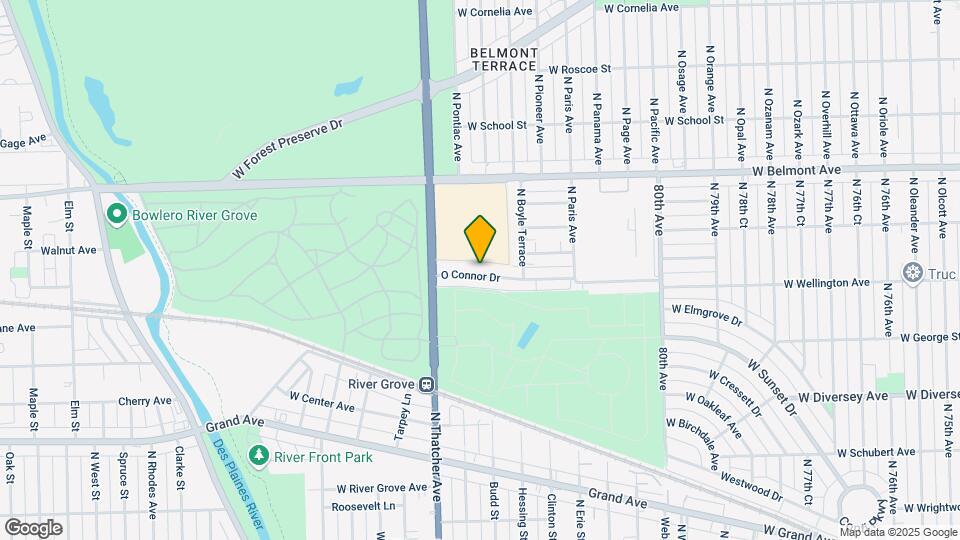 8322 W Oconnor Dr Mapa y Detalles de la Ubicación