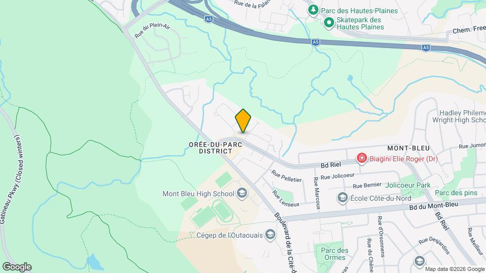 172 Du Ravin-Bleu Rue Map and Location Details