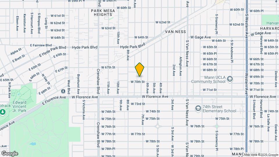 6747 7th Ave Map and Location Details