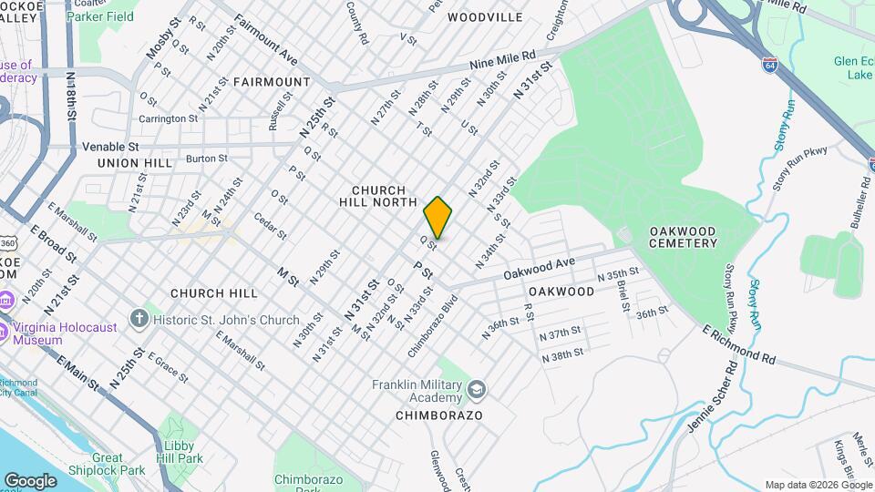 1113 N 32nd St Map and Location Details