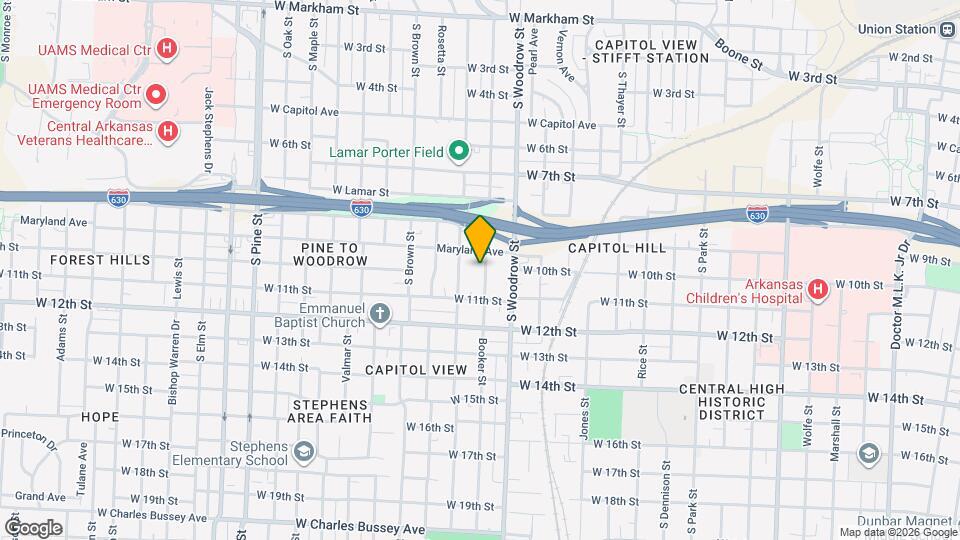 922 Booker St Map and Location Details