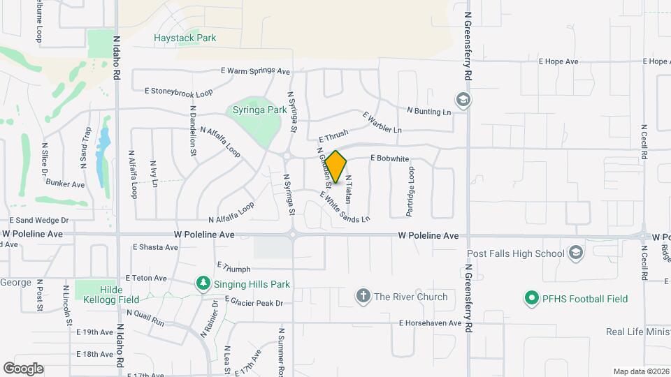 2626 N Glidden St Map and Location Details