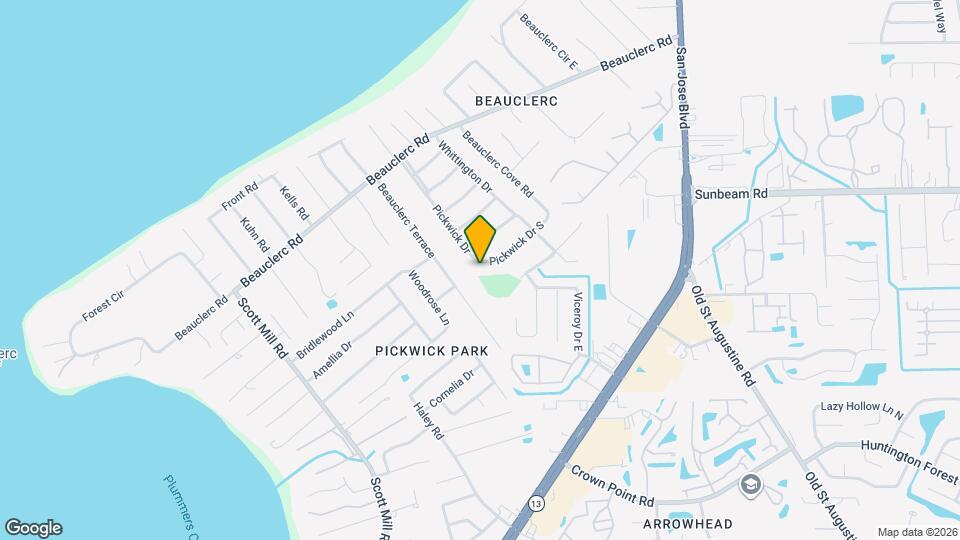 3312 Pickwick Dr S Map and Location Details