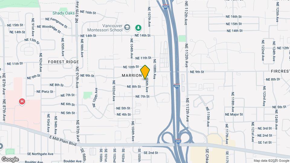 808 NE 106th Ave Map and Location Details