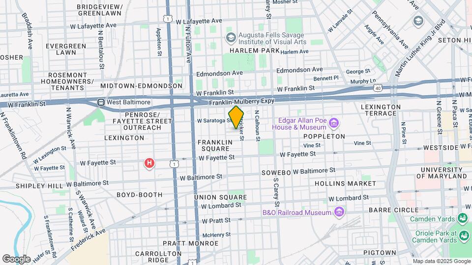 1512 Penrose Ave Mapa y Detalles de la Ubicación