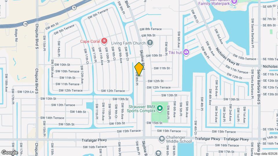1117 SW 8th Pl Map and Location Details