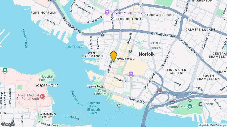 125 W Tazewell St Map and Location Details