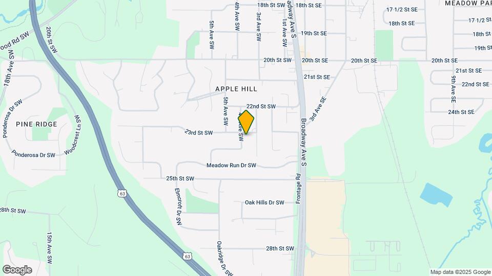 316 23rd St. SW Map and Location Details
