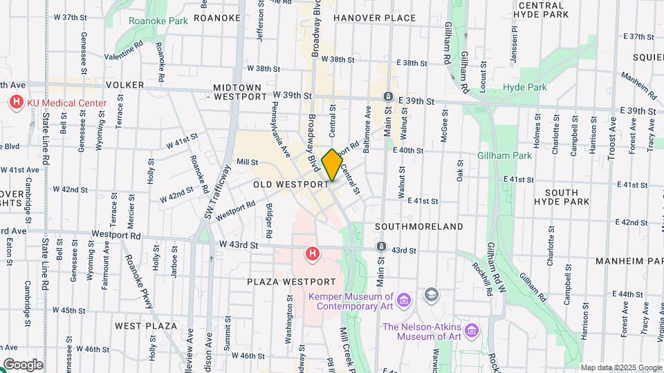 4129-4131 Broadway Blvd Map and Location Details