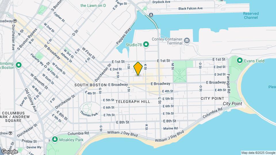 535 E 3rd St, Unit 2F Map and Location Details