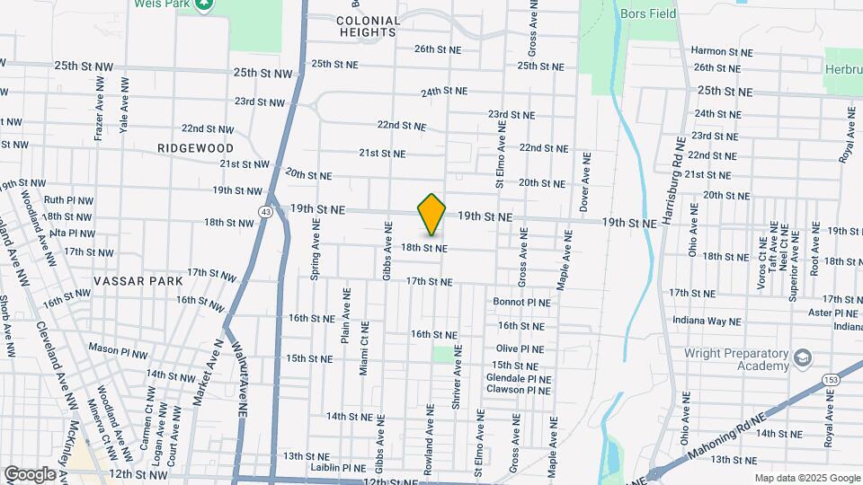 1219 18th St NE Map and Location Details