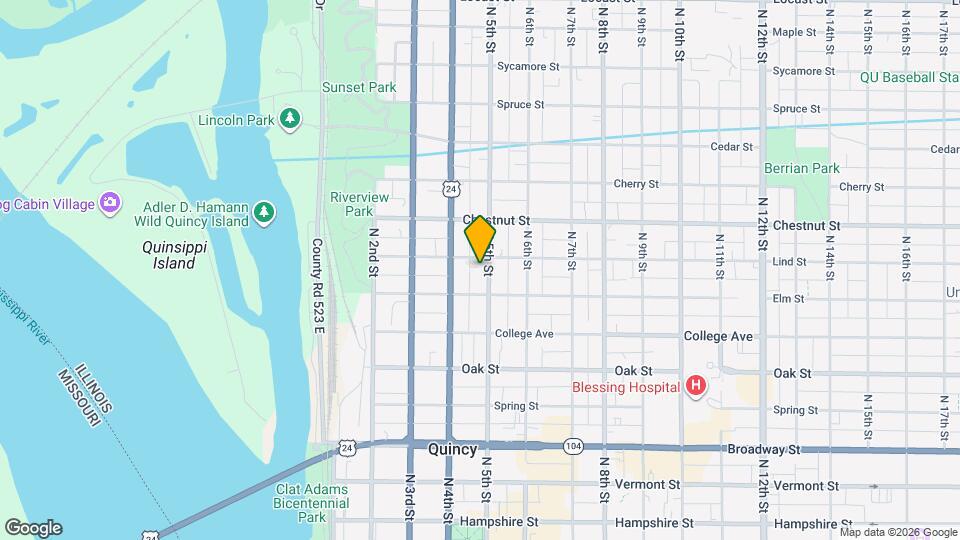 823 N 5th St, Unit 2421 Map and Location Details