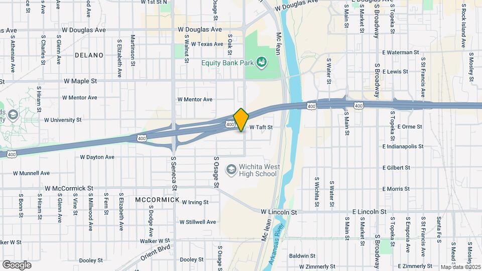 635 S Sycamore St Map and Location Details