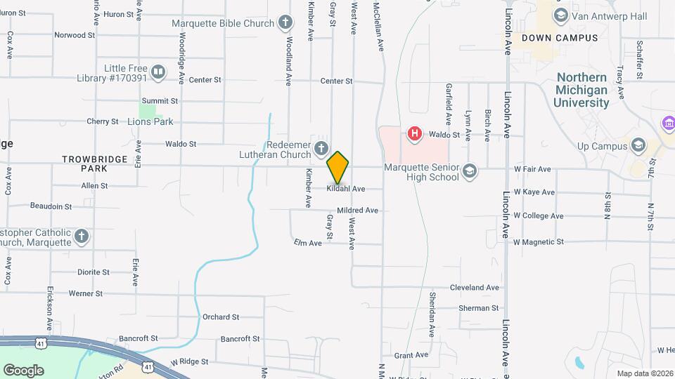 1708 Kildahl Ave Mapa y Detalles de la Ubicación