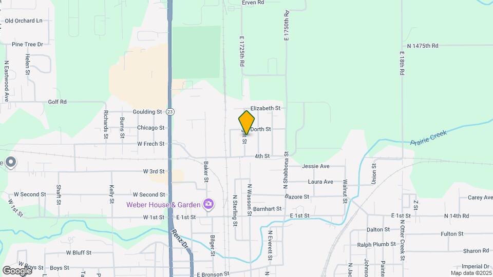 1711 Wright St Map and Location Details